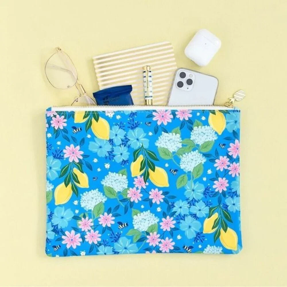 Simplified by Emily Ley Bees in Bloom Planner Pouch and Faith Workbook NWT